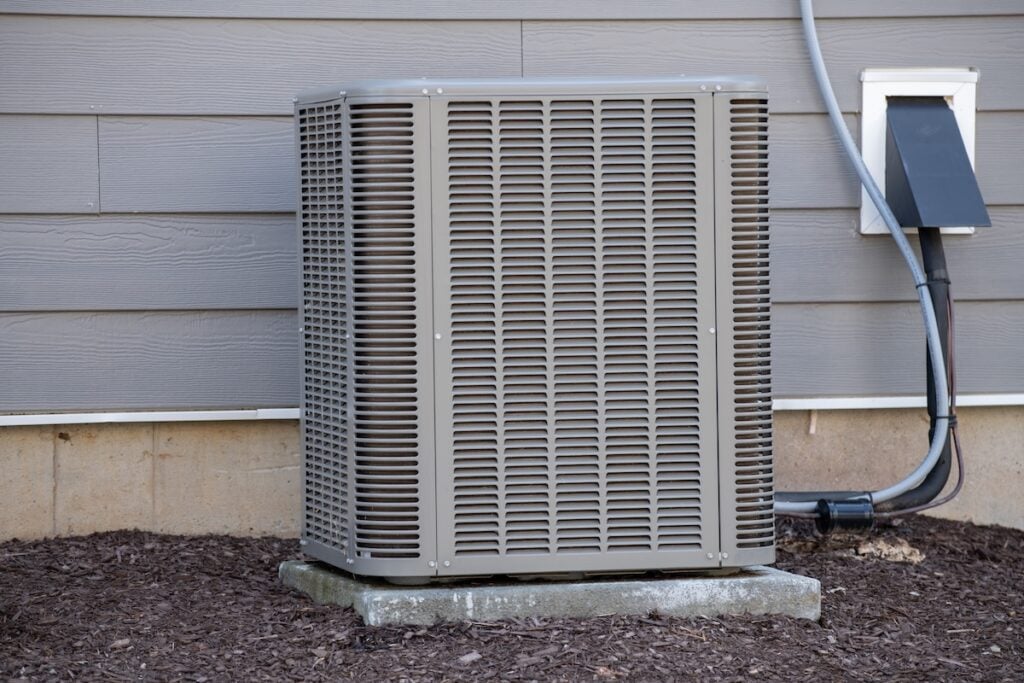 air conditioner near the new house cold fan install supply modern system electrical trane ac unit cost