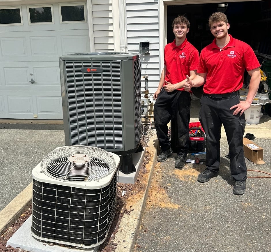 Smock HVAC workers