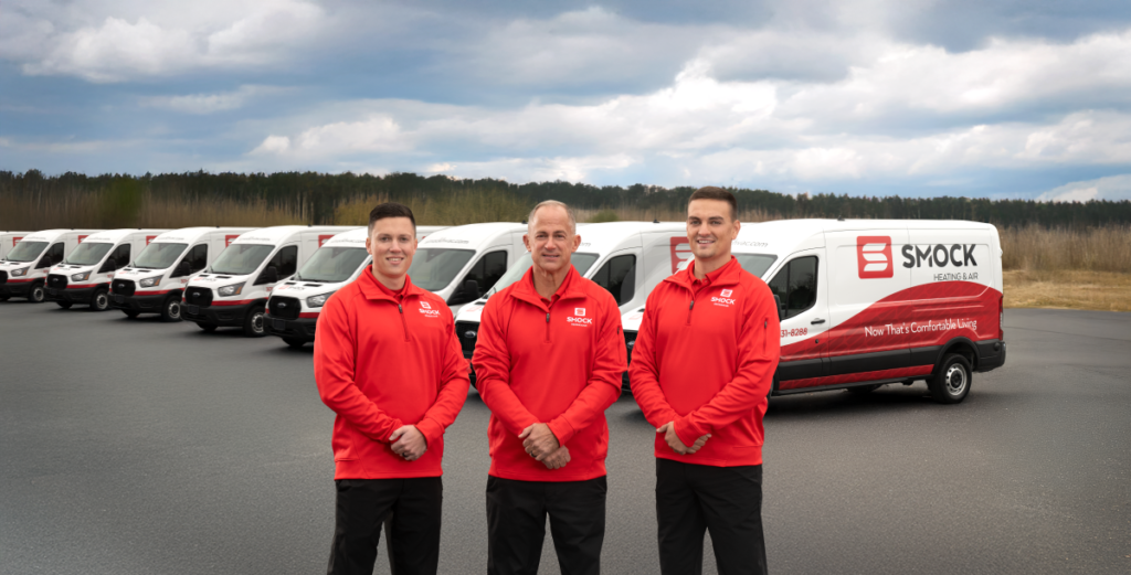 hvac technicians Smock team family picture