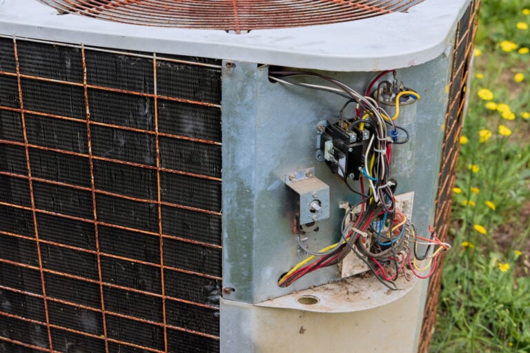 Replacing the old conditioner in a home central air conditioning system